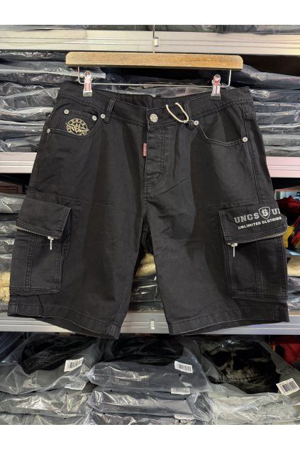 Pánské šortky UNCS cargo black