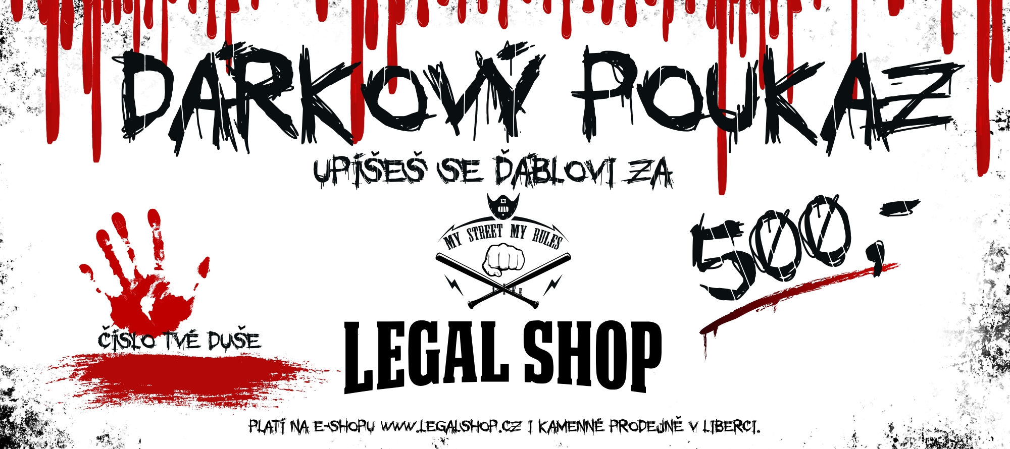 Dárkový poukaz - ELEKTRONICKÝ - 500Kč