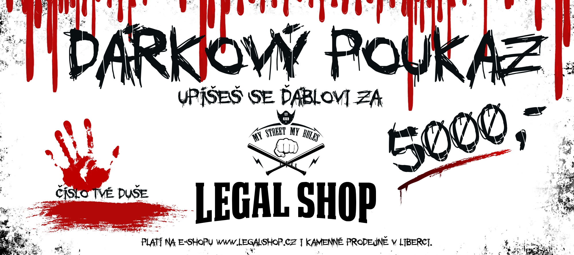 Dárkový poukaz - ELEKTRONICKÝ - 5000Kč