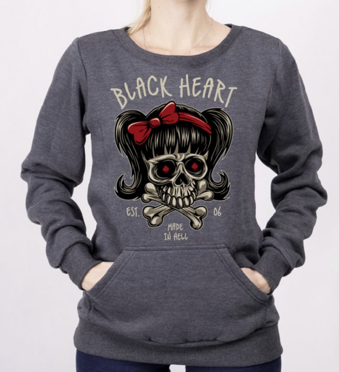 Levně BLACK HEART Dámská Mikina BLACK HART SANDY