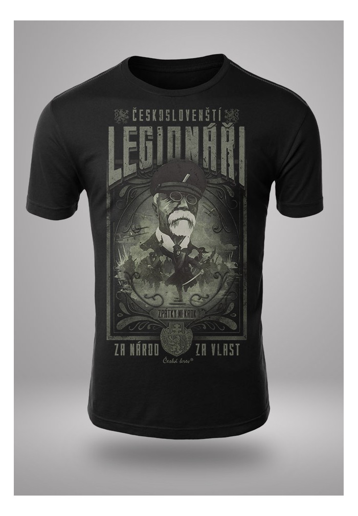 Pánské tričko Česká krev LEGIONÁŘI Velikost: 3XL