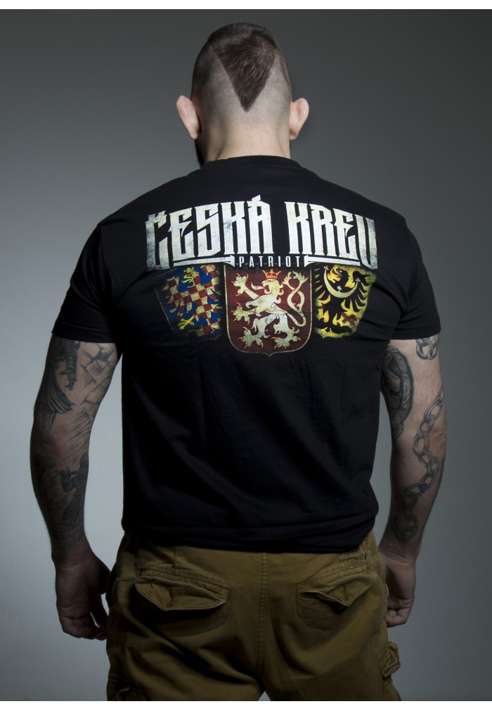 Levně Pánské tričko Česká krev PATRIOT