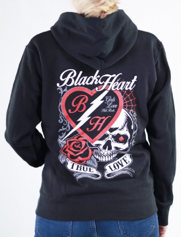 Levně Dámská Mikina BLACK HEART DRAIN black