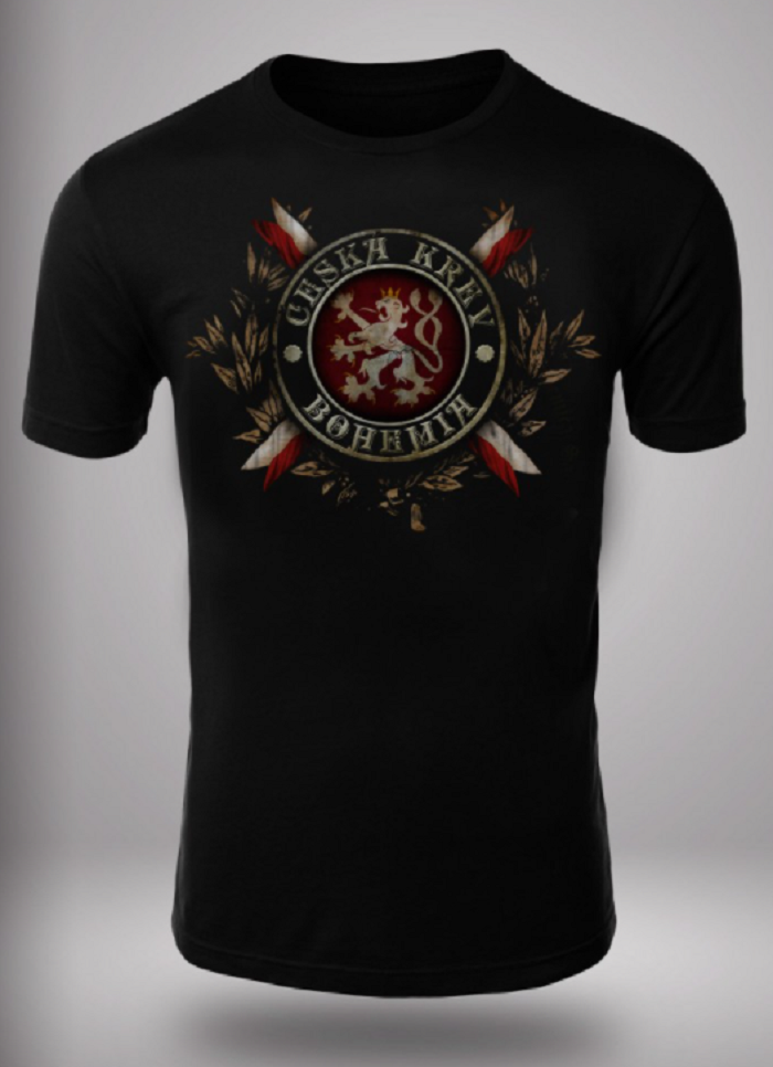 Pánské TRIČKO ČESKÁ KREV - BOHEMIA Velikost: 3XL
