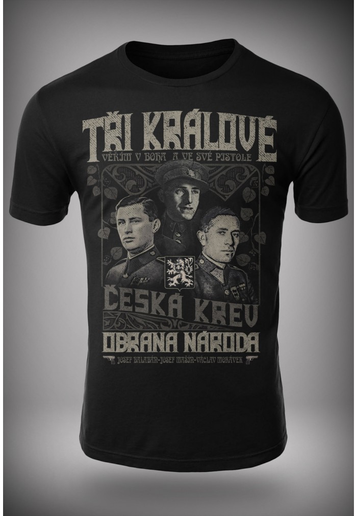 Levně Pánské Triko Česká Krev Tři Králové