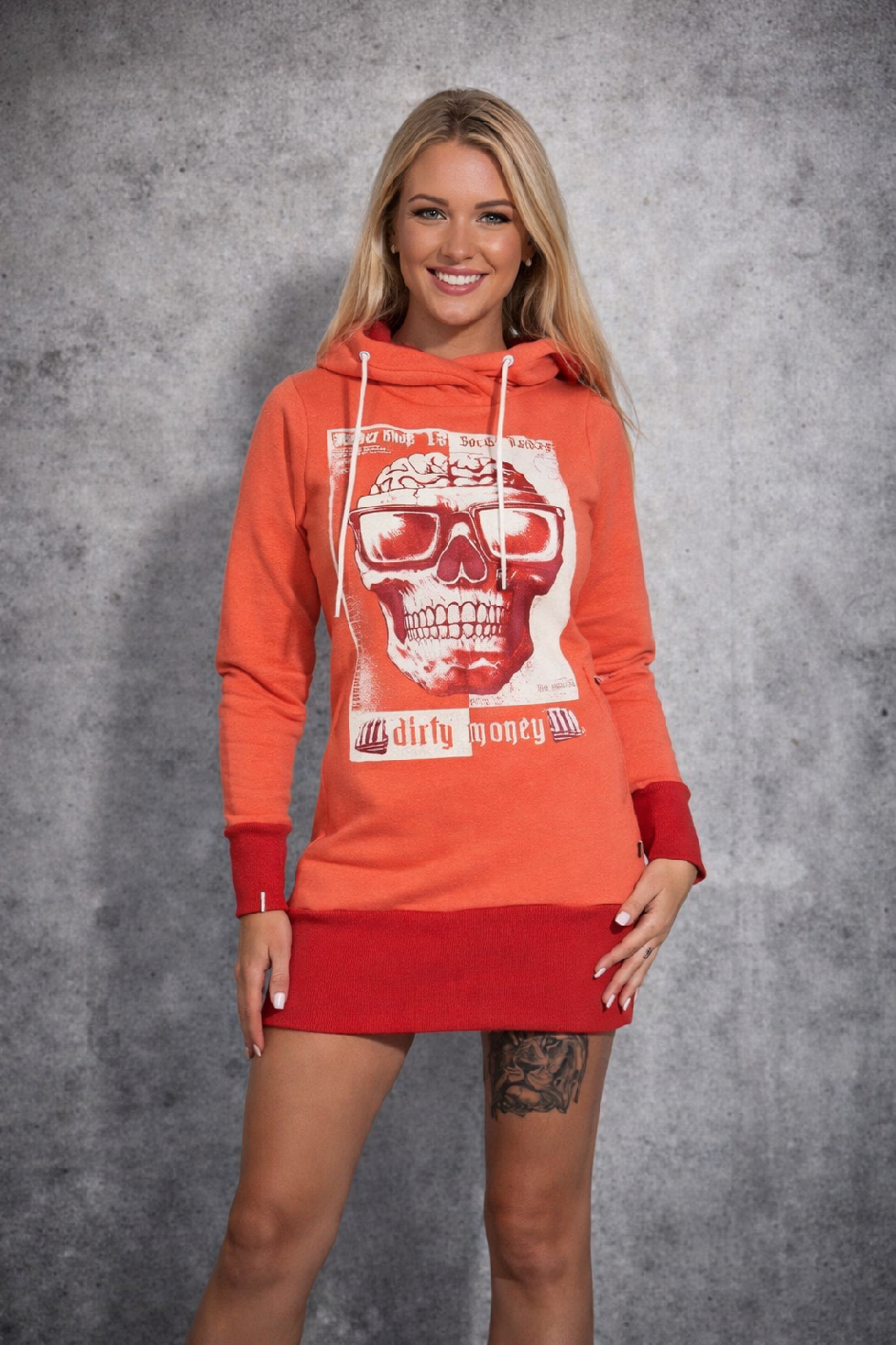 Levně Yakuza premium dámská mikina GH 3336 orange