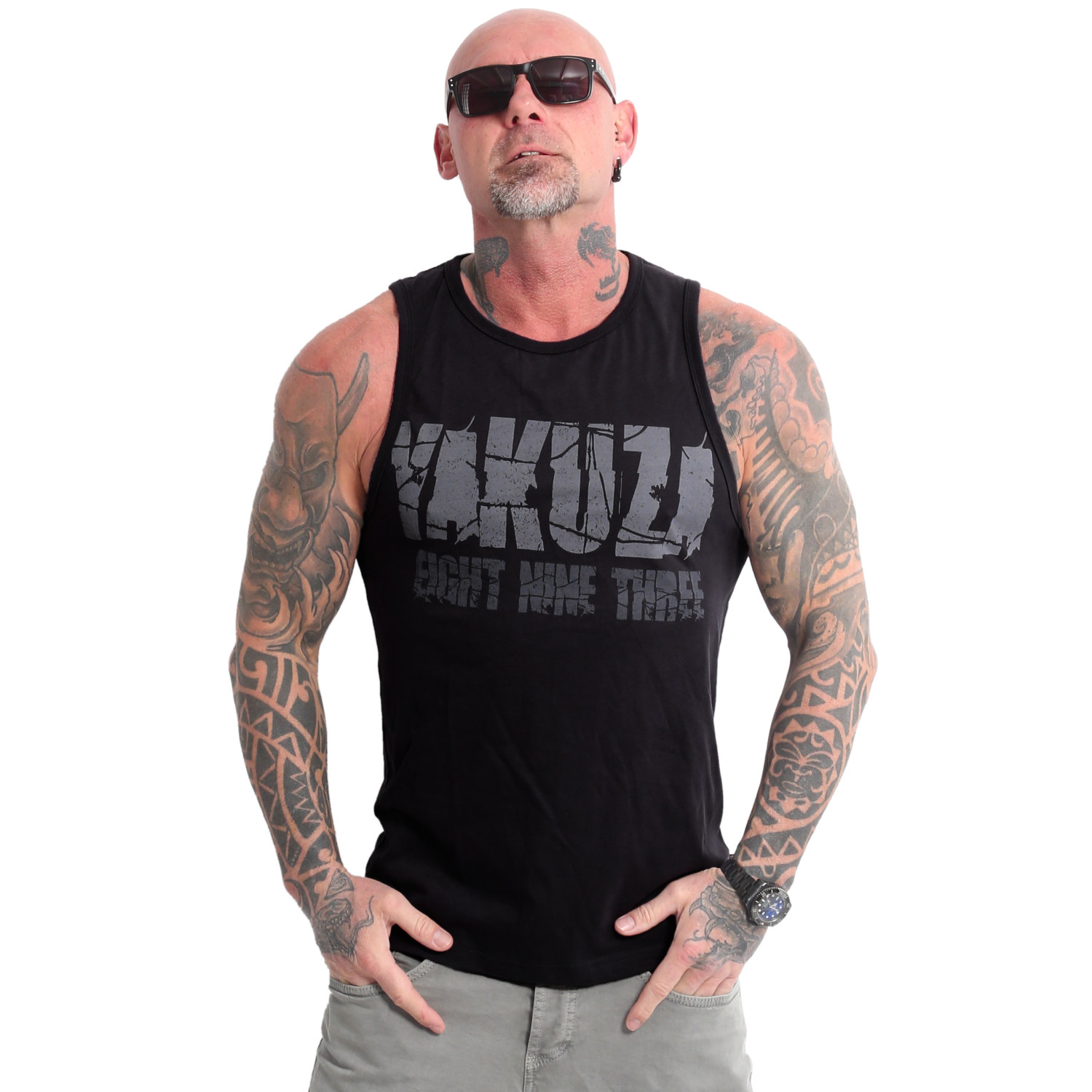 Pánské tílko Yakuza Solved UHB22024 black Velikost: S