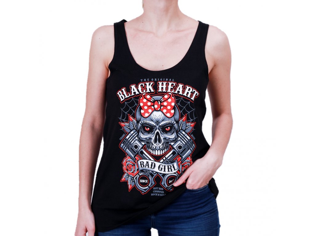 Dámské Tílko BLACK HEART BELL PISTON Velikost: S