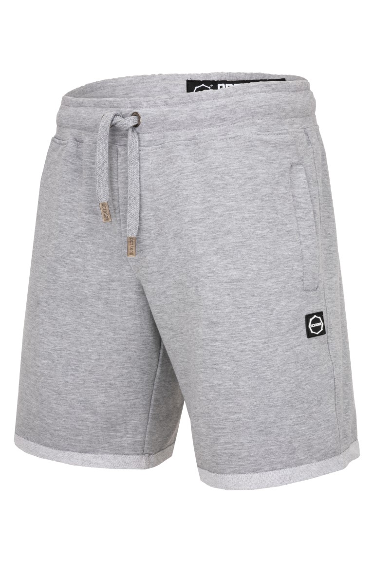Octagon Šortky bavlněné Logo Guma melange Velikost: M