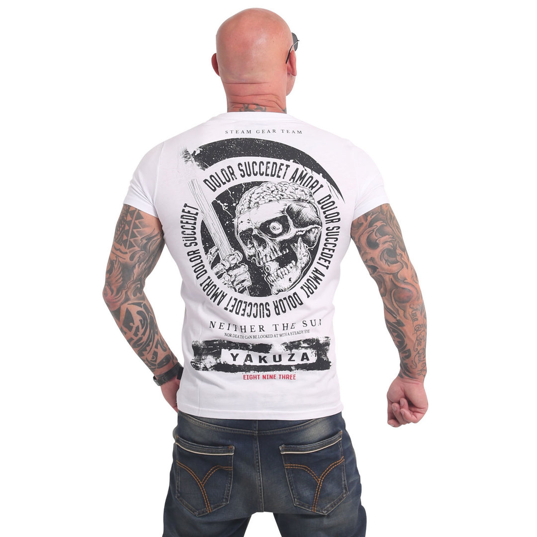 Pánské triko Yakuza Neither TSB 17037 white Velikost: 5XL