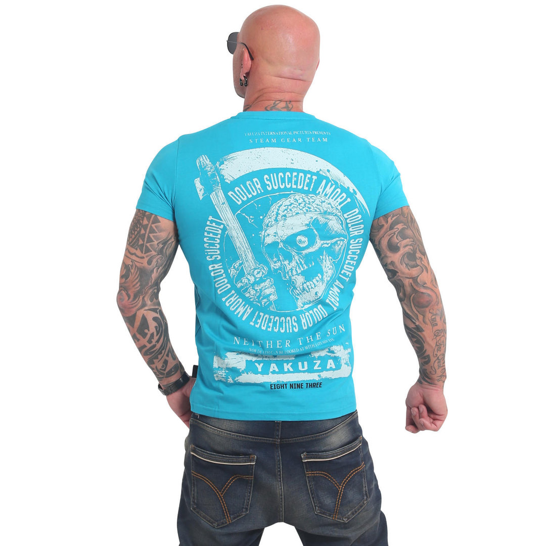 Pánské triko Yakuza Neither TSB 17037 tyrkys Velikost: M
