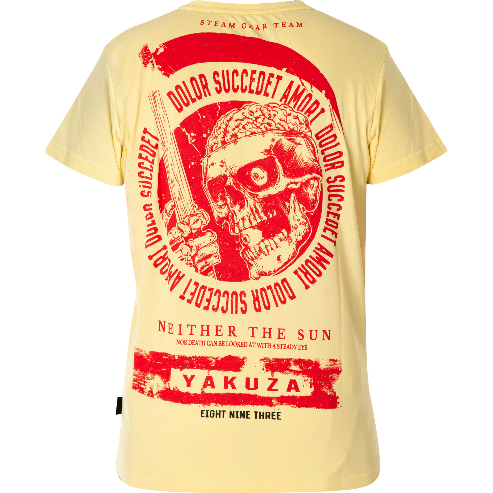 Pánské triko Yakuza Neither TSB 17037 pale banana Velikost: 4XL