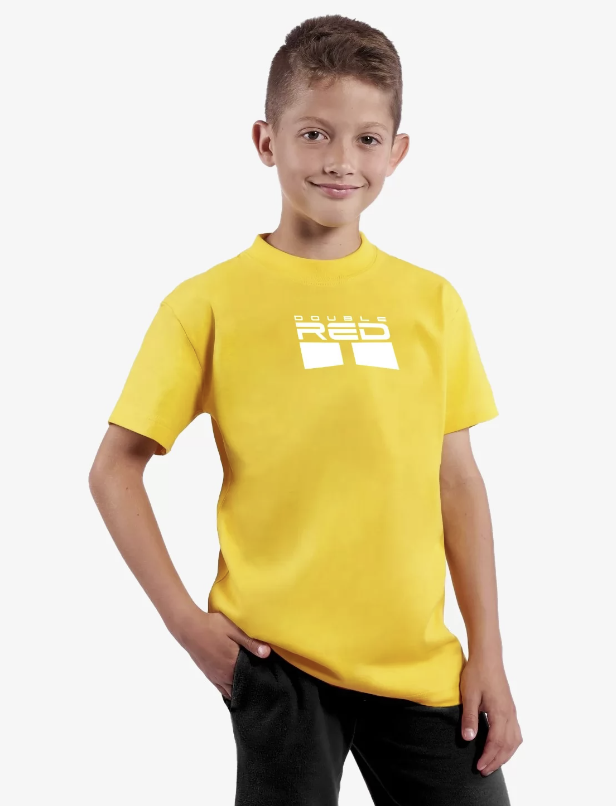 Levně Double Red Dětské triko Double T-Shirt CARBONARO™ KID Yellow