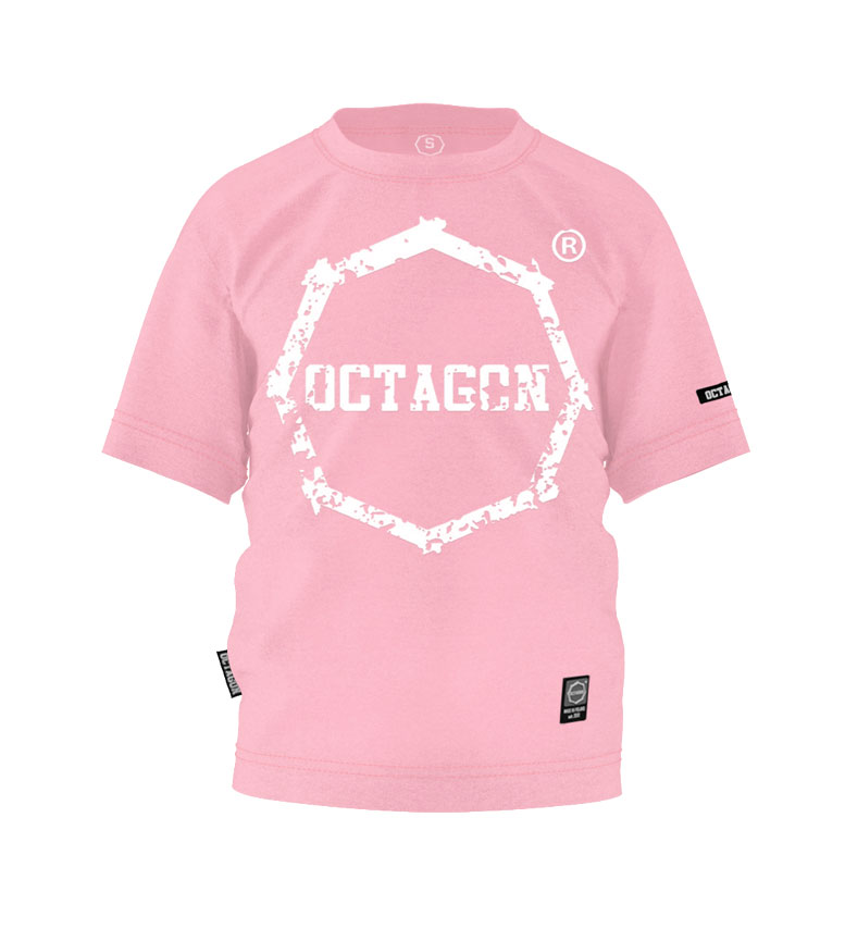 Triko dětské Octagon Logo Smash růžové Velikost: 158/164