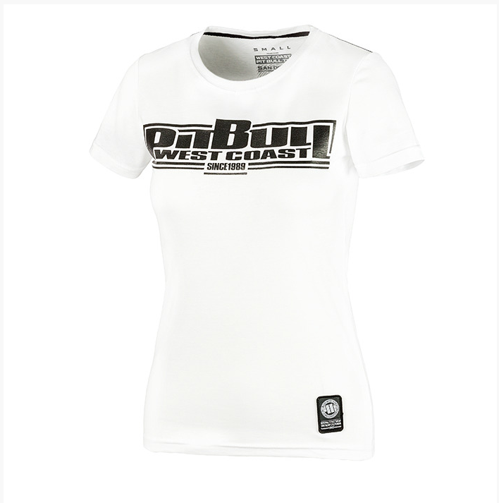 Levně Dámské triko PitBull West Coast BOXING bílé