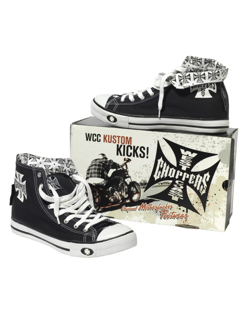 Boty West Coast Choppers - "Converse" WCC Černé Velikost: 39