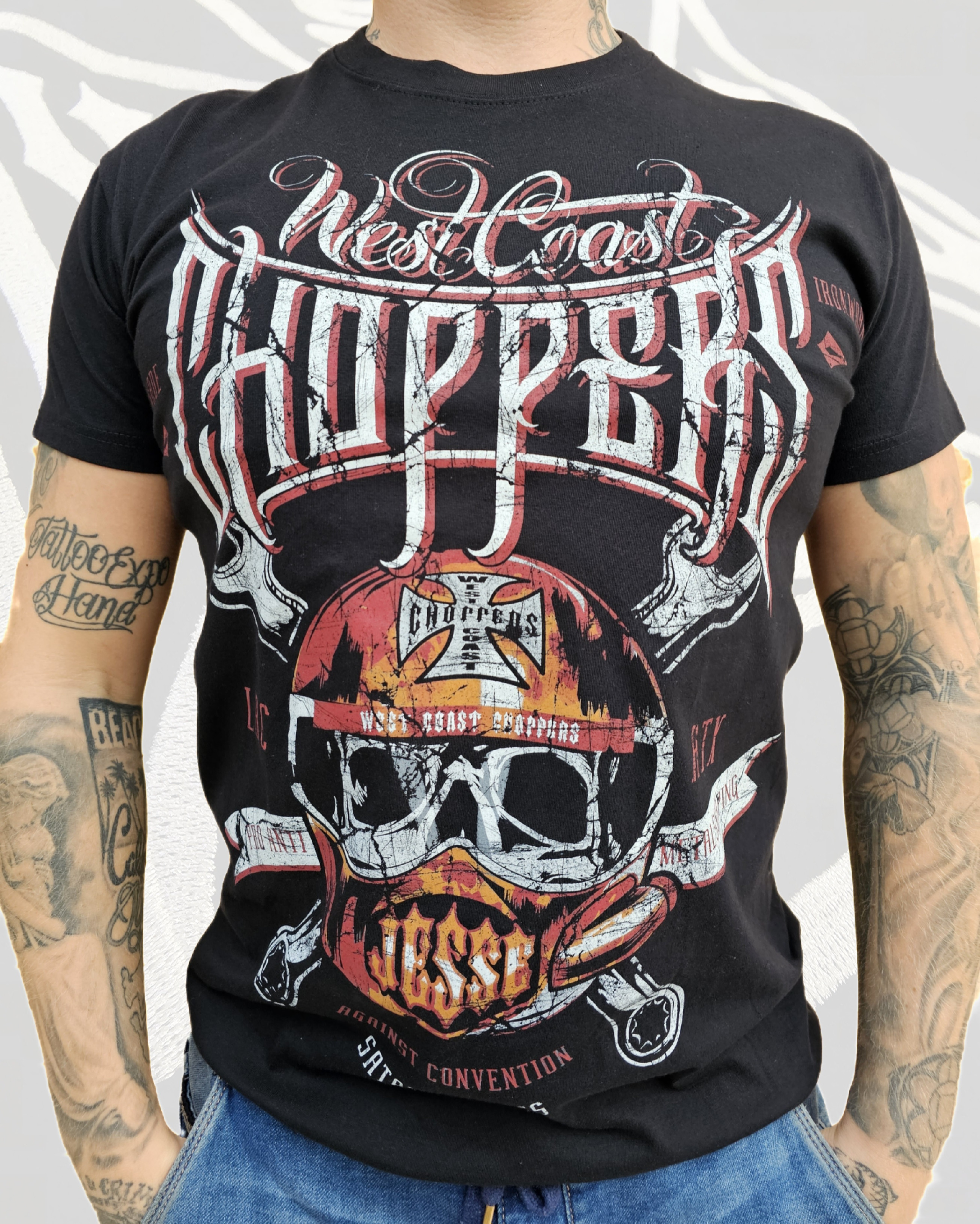 Pánské triko West Coast Choppers Jesse Velikost: S