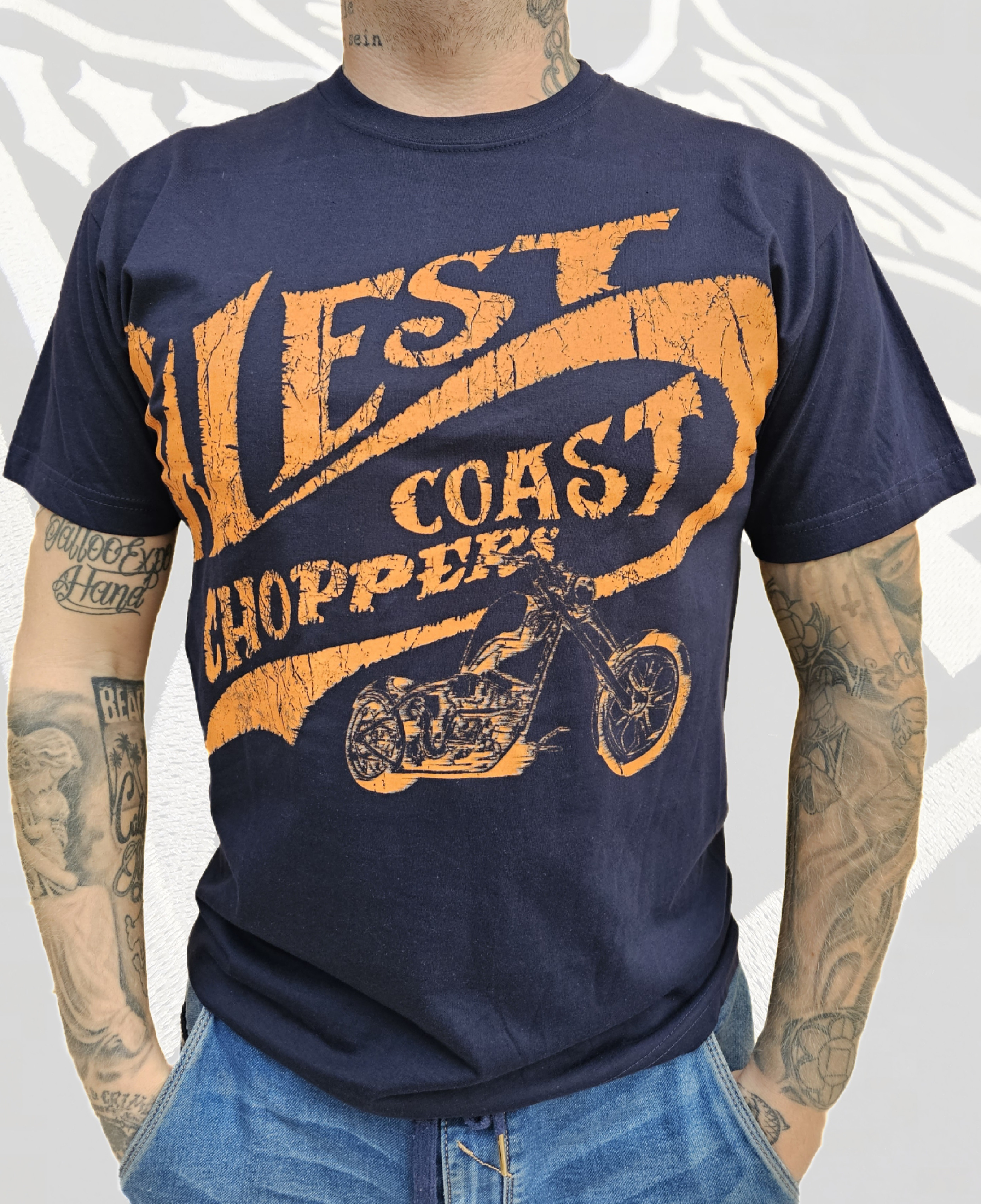 Pánské triko West Coast Choppers Navy Velikost: S