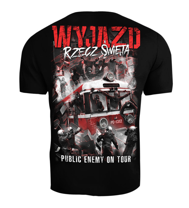 Levně Triko Public Enemy Wyjazd Rzecz Święta