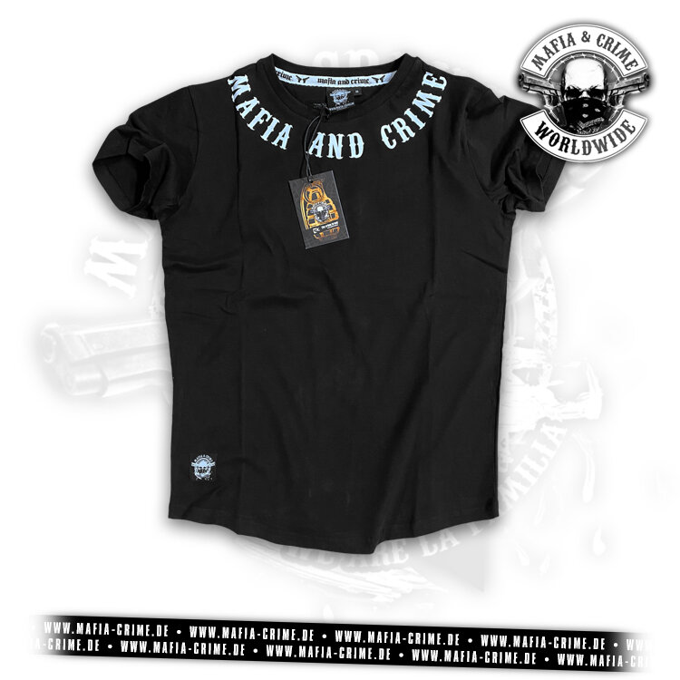 Pánské triko Mafia & Crime Neck Rounded Boys black