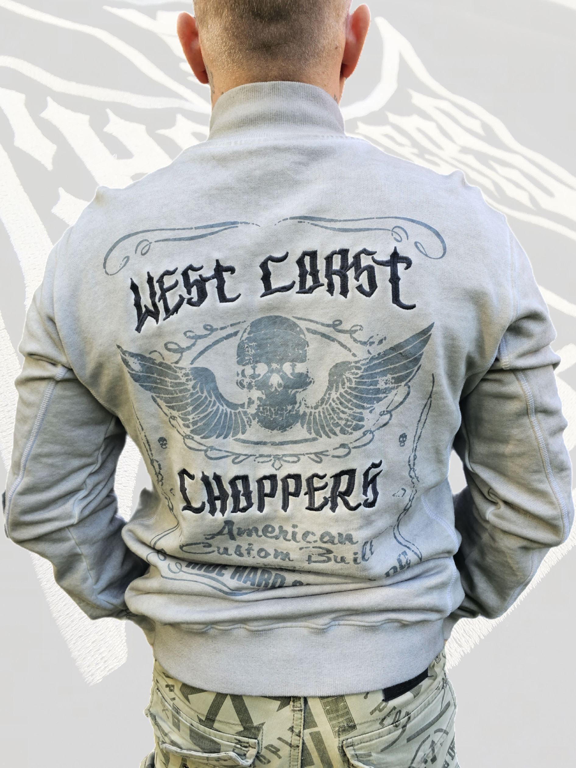 Pánská mikina West Coast Choppers Custom Built Velikost: S