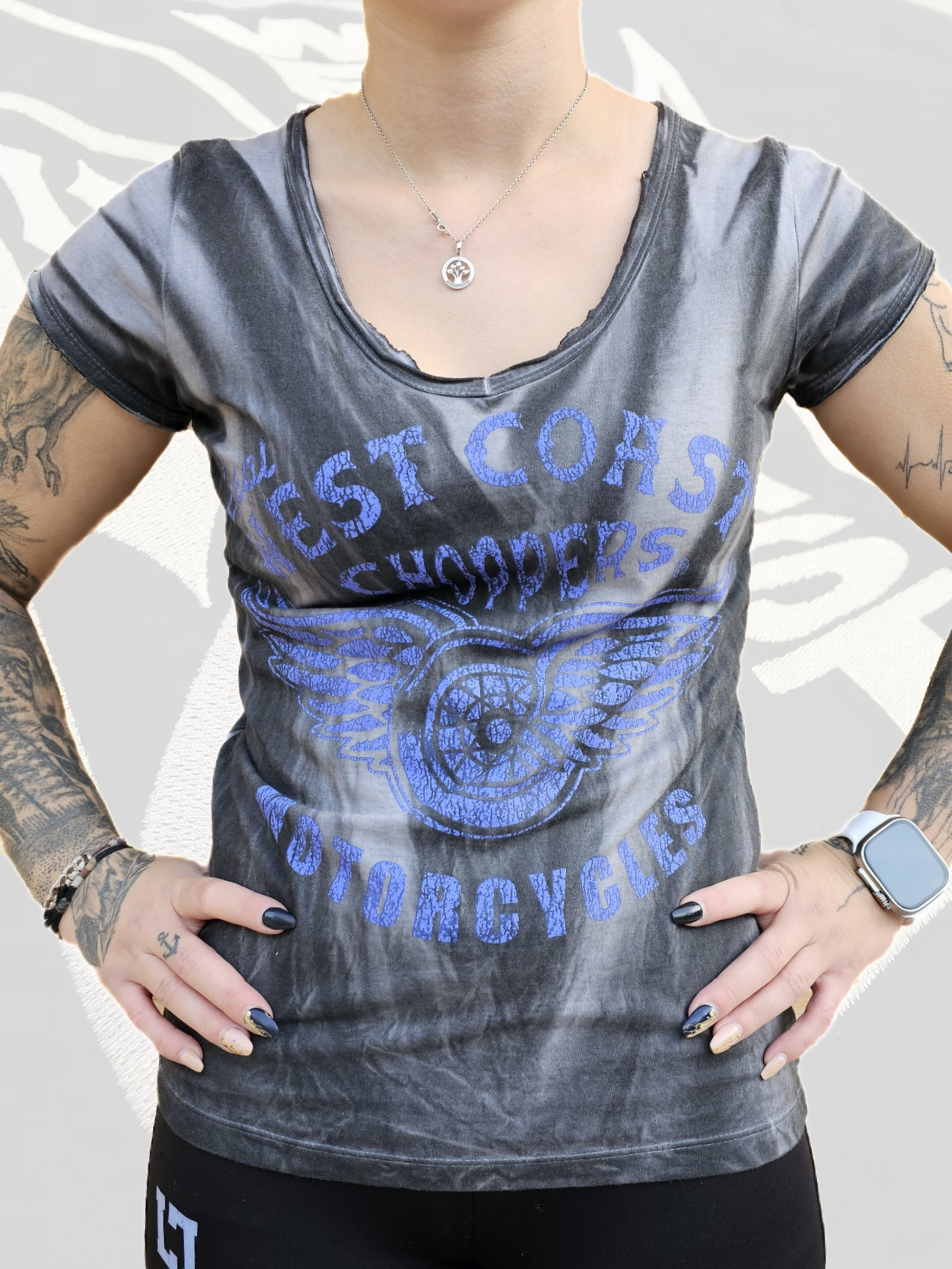 Dámské triko West Coast Choppers Motorcycles Velikost: M