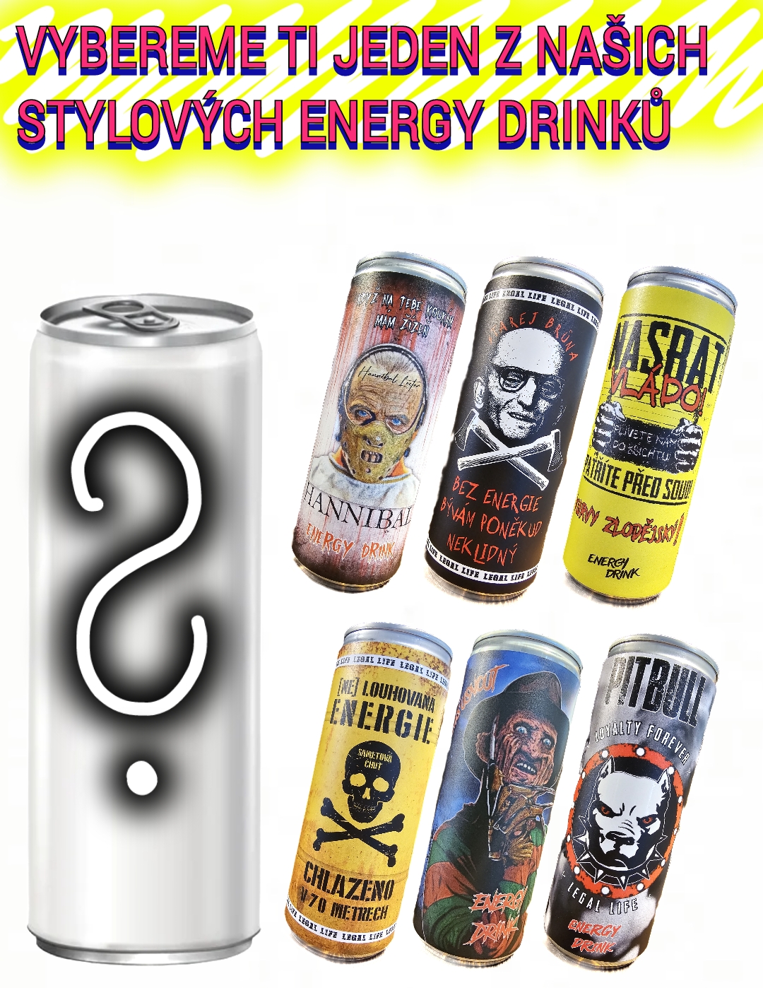 Legal Energy Drink Energy drink dle našeho výběru Velikost: one size