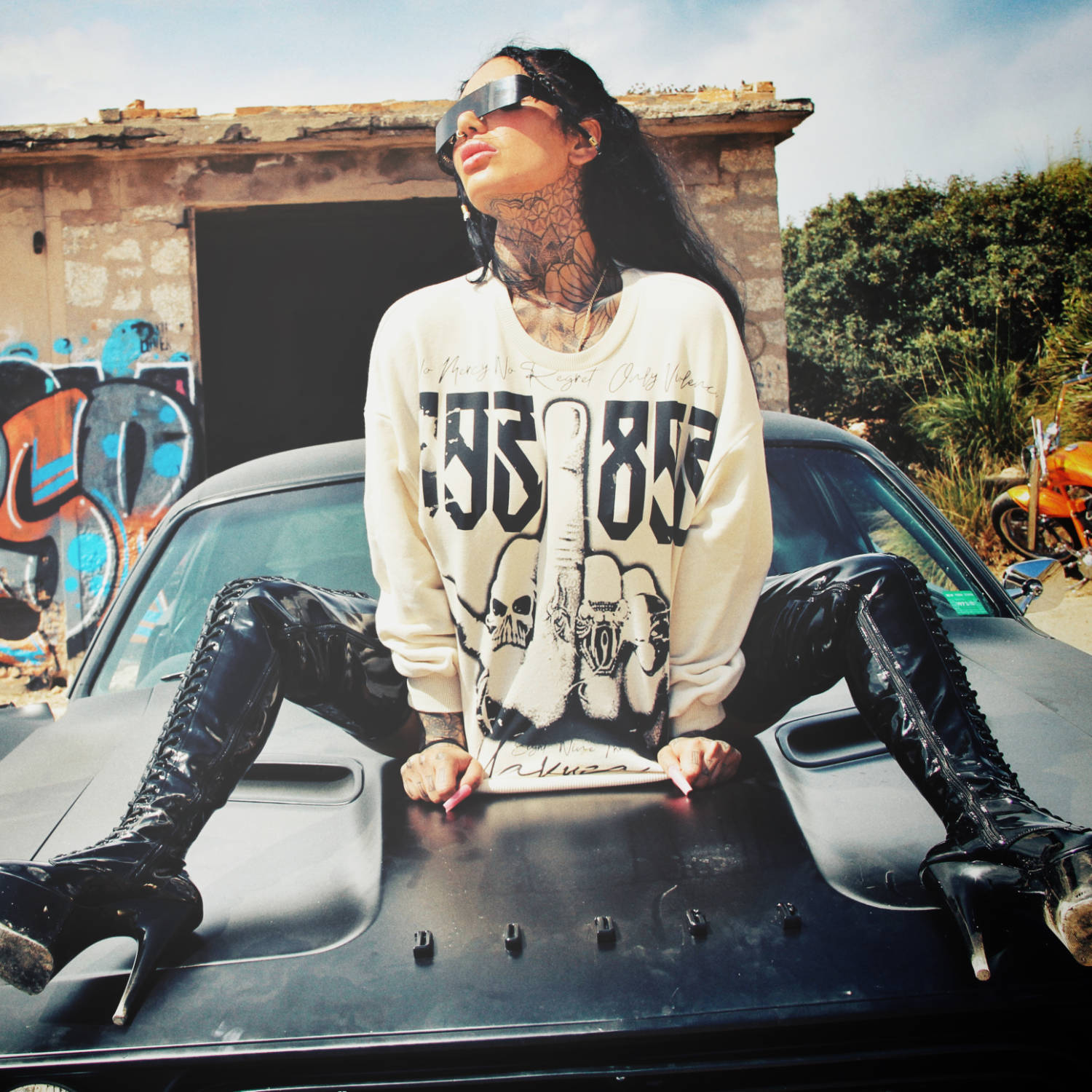 Dámská mikina Yakuza Shot Urban 22143 Whitecap grey Velikost: S