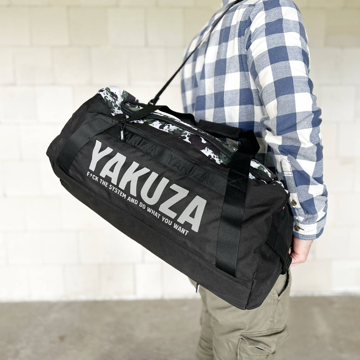 Taška Yakuza Tweak Weekender STB23304 black/camo 40L Velikost: one size