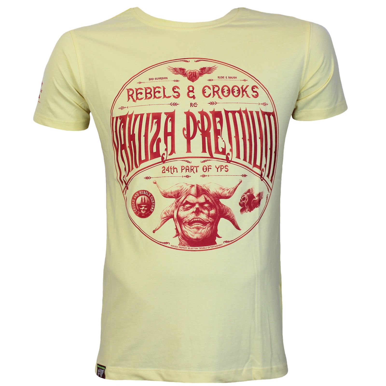 Pánské triko Yakuza Premium YPS 3618 yellow Velikost: 4XL