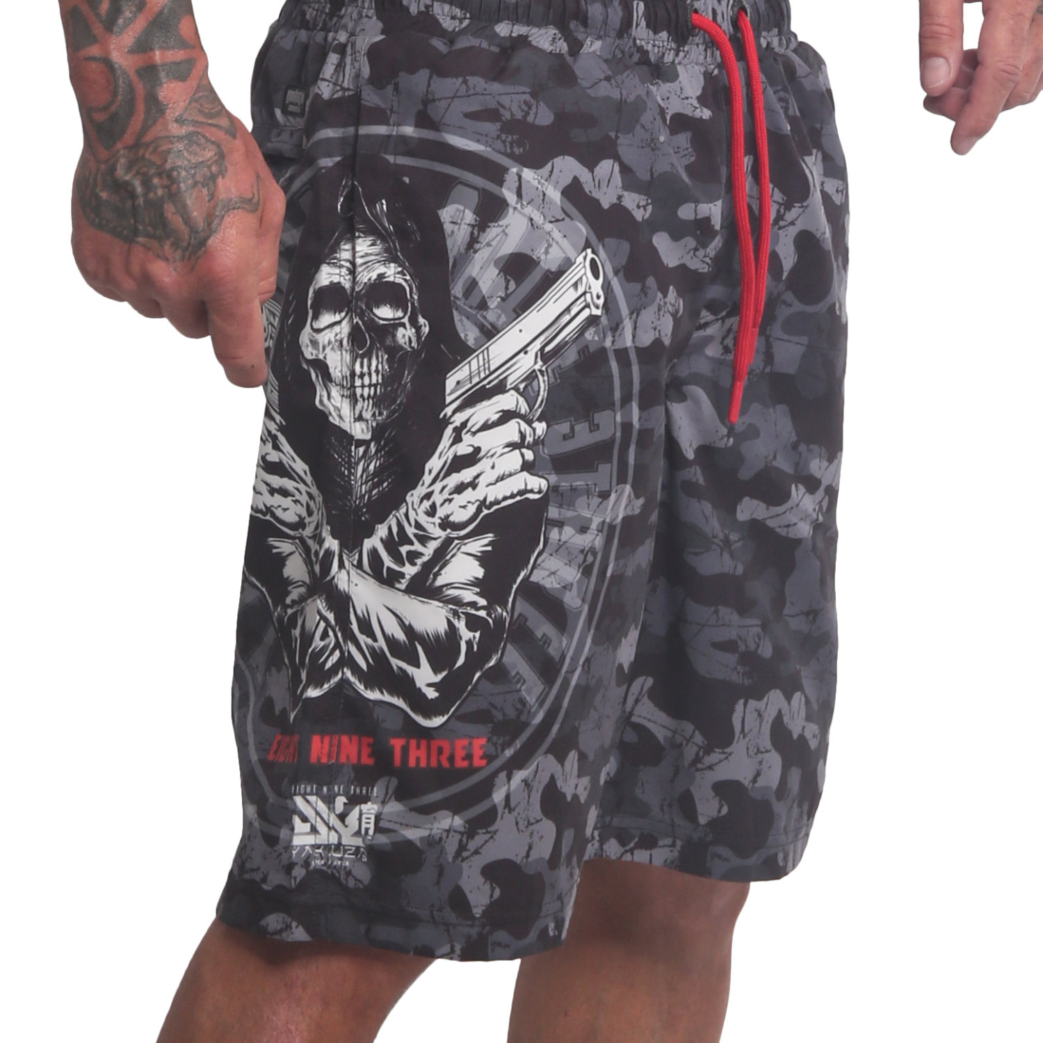 Levně Yakuza pánské plavky Trouble Board 23058 camo