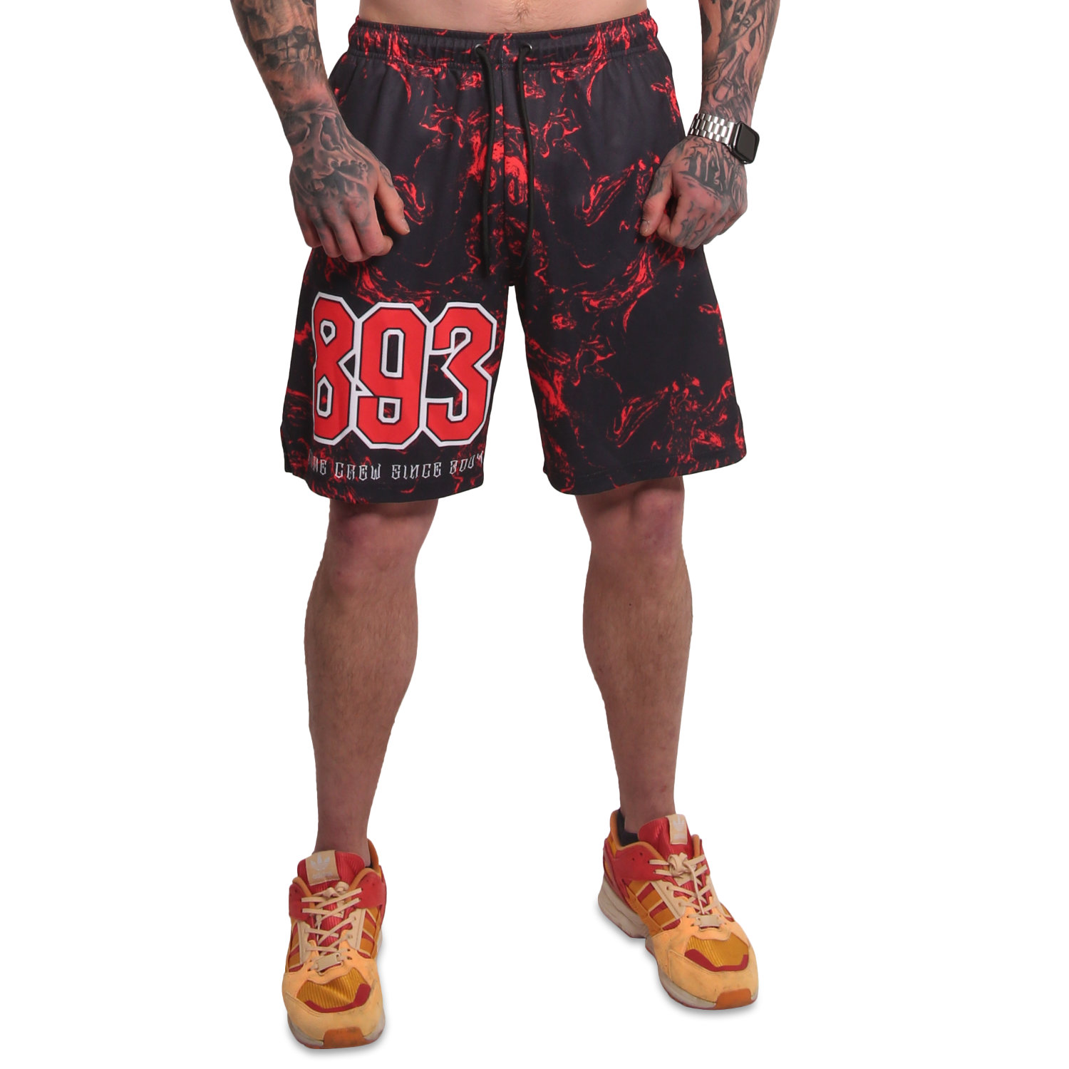 Yakuza pánské kraťasy Varsity Mesh 24017 black Velikost: M