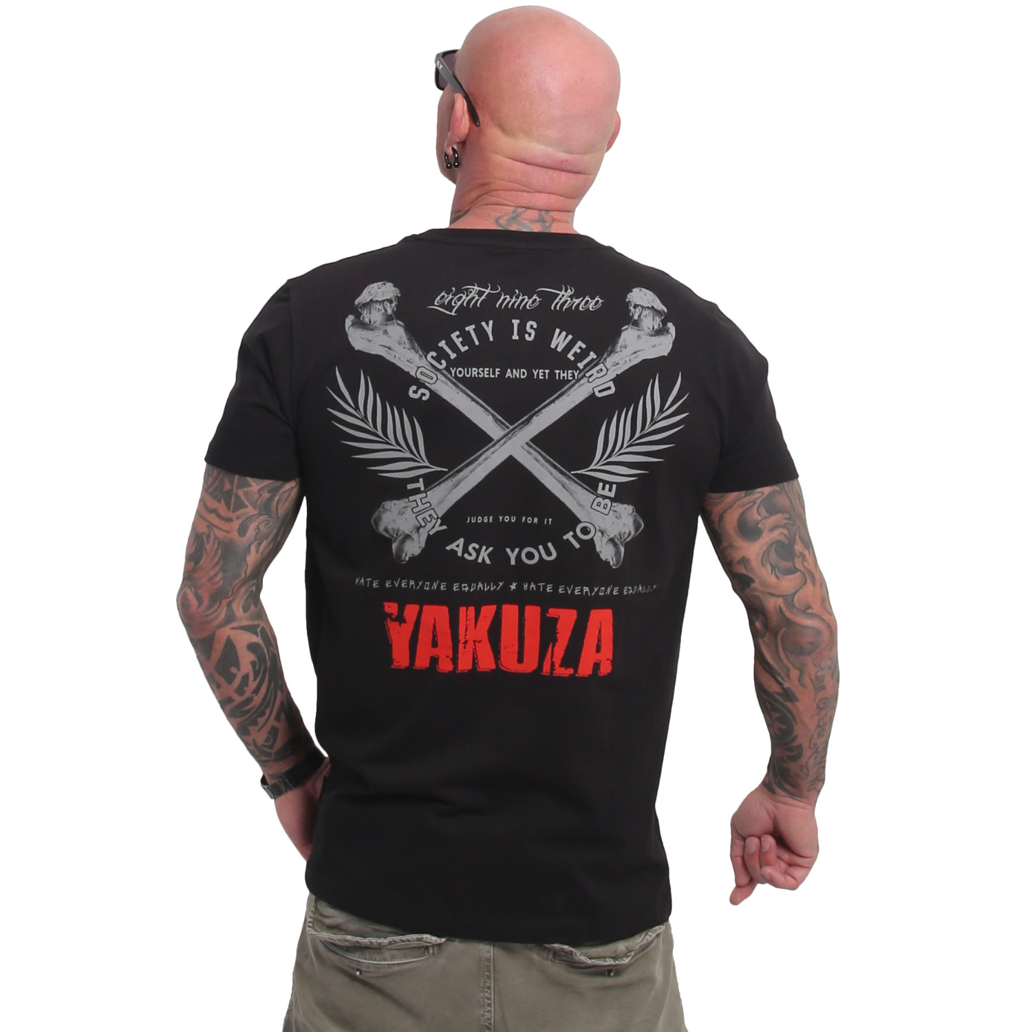 Pánské triko Yakuza Weird 24027 black Velikost: 5XL