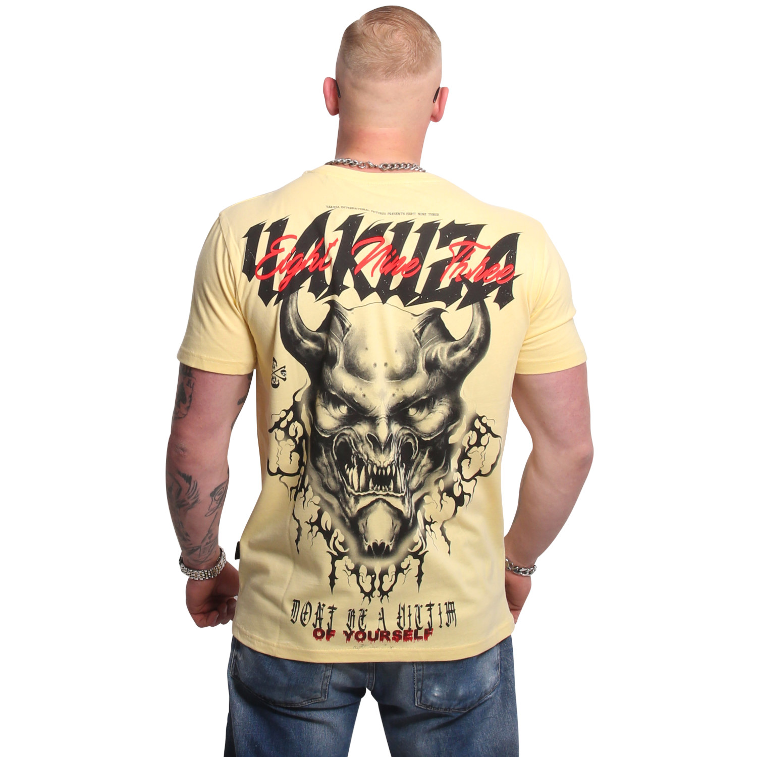 Pánské triko Yakuza Victim 24039 pale banana Velikost: XL