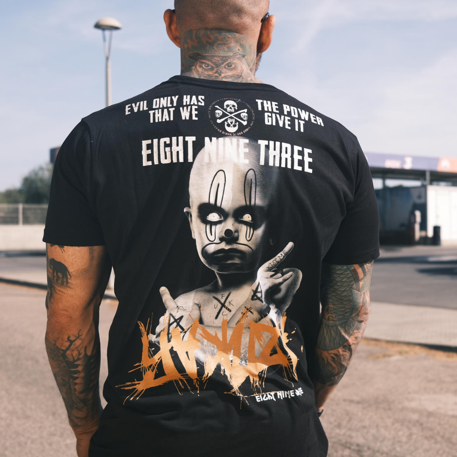 Levně Pánské triko Yakuza Evil Power 24037 black