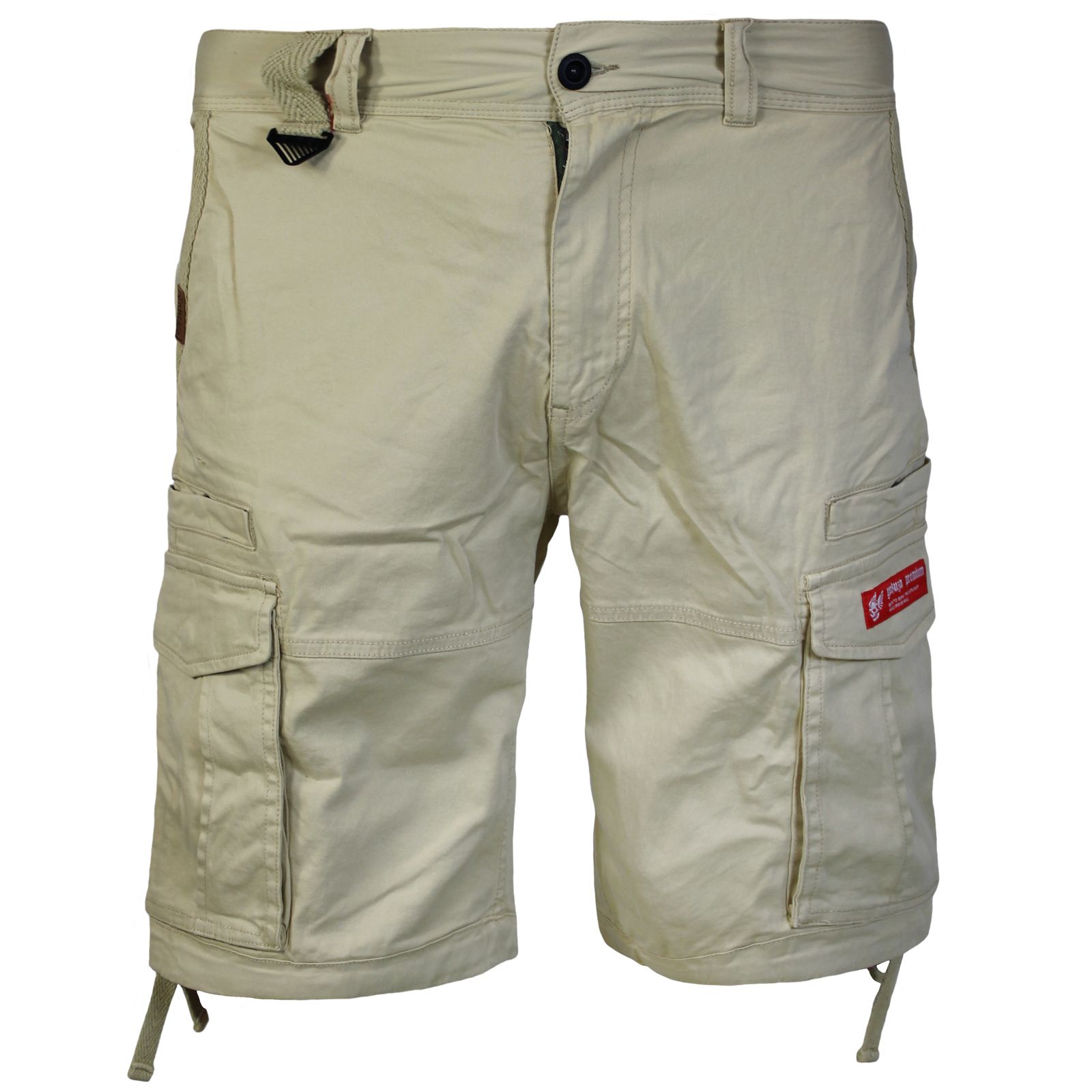 Levně Pánské Yakuza Premium Cargo kraťasy 3852 light sand