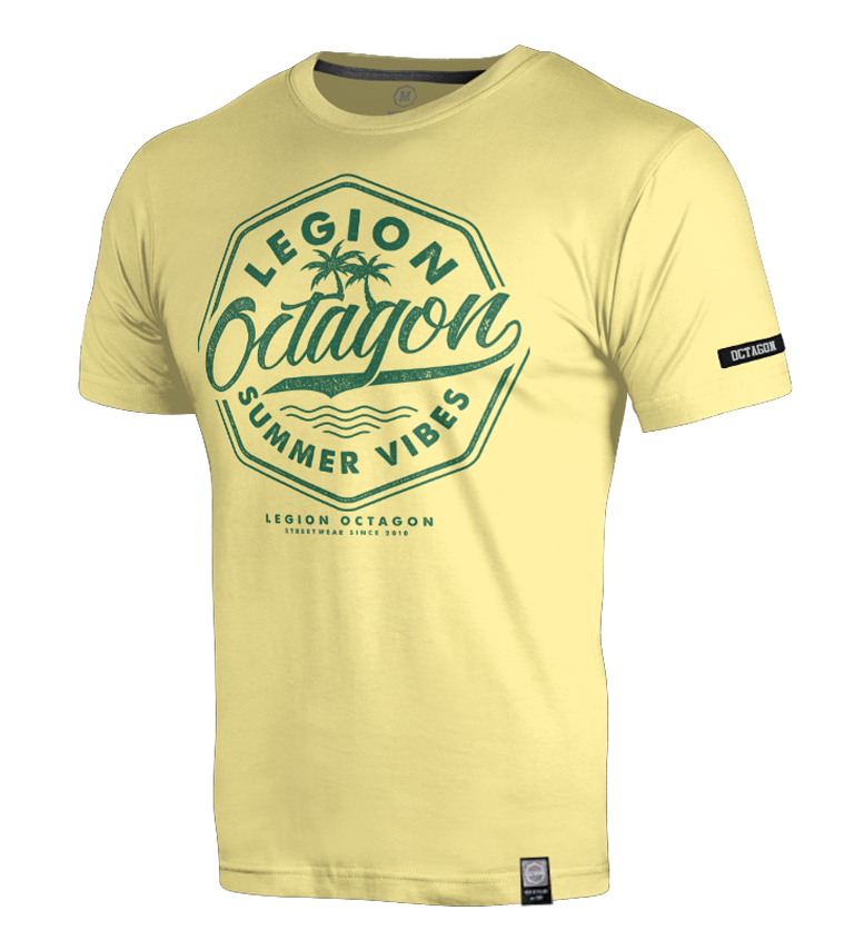 Pánské triko Octagon Summer Vibes yellow Velikost: L