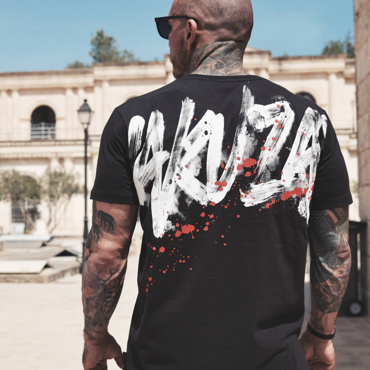 Levně Pánské triko Yakuza Brushed 24048 black