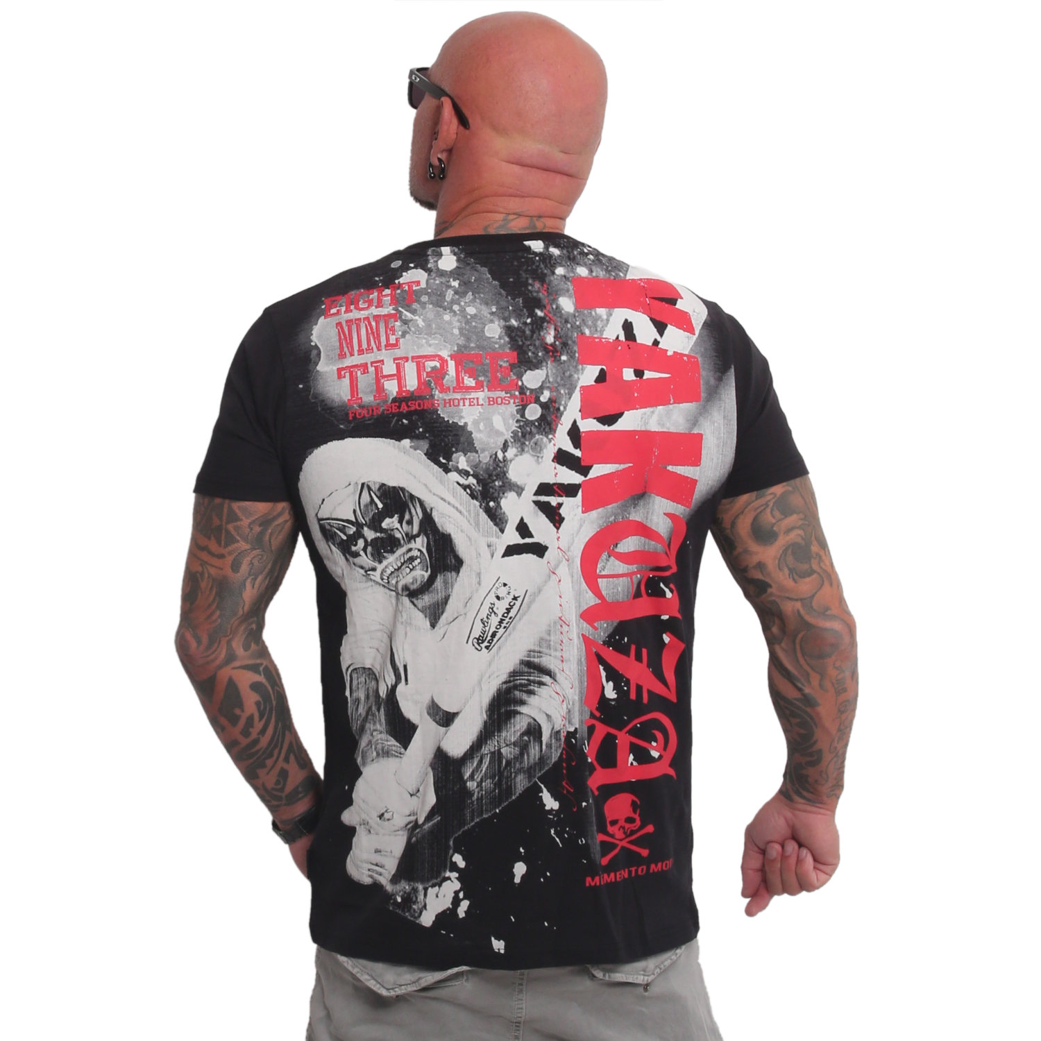 Pánské triko Yakuza Activities V02 24073 black Velikost: M