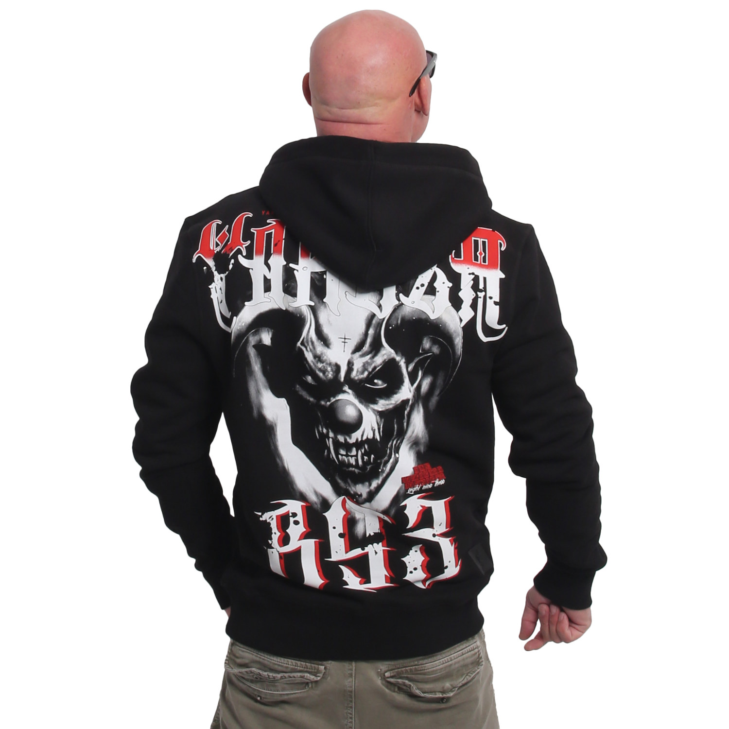 Yakuza Pánská mikina s kapucí Throne 24001 black Velikost: XXL