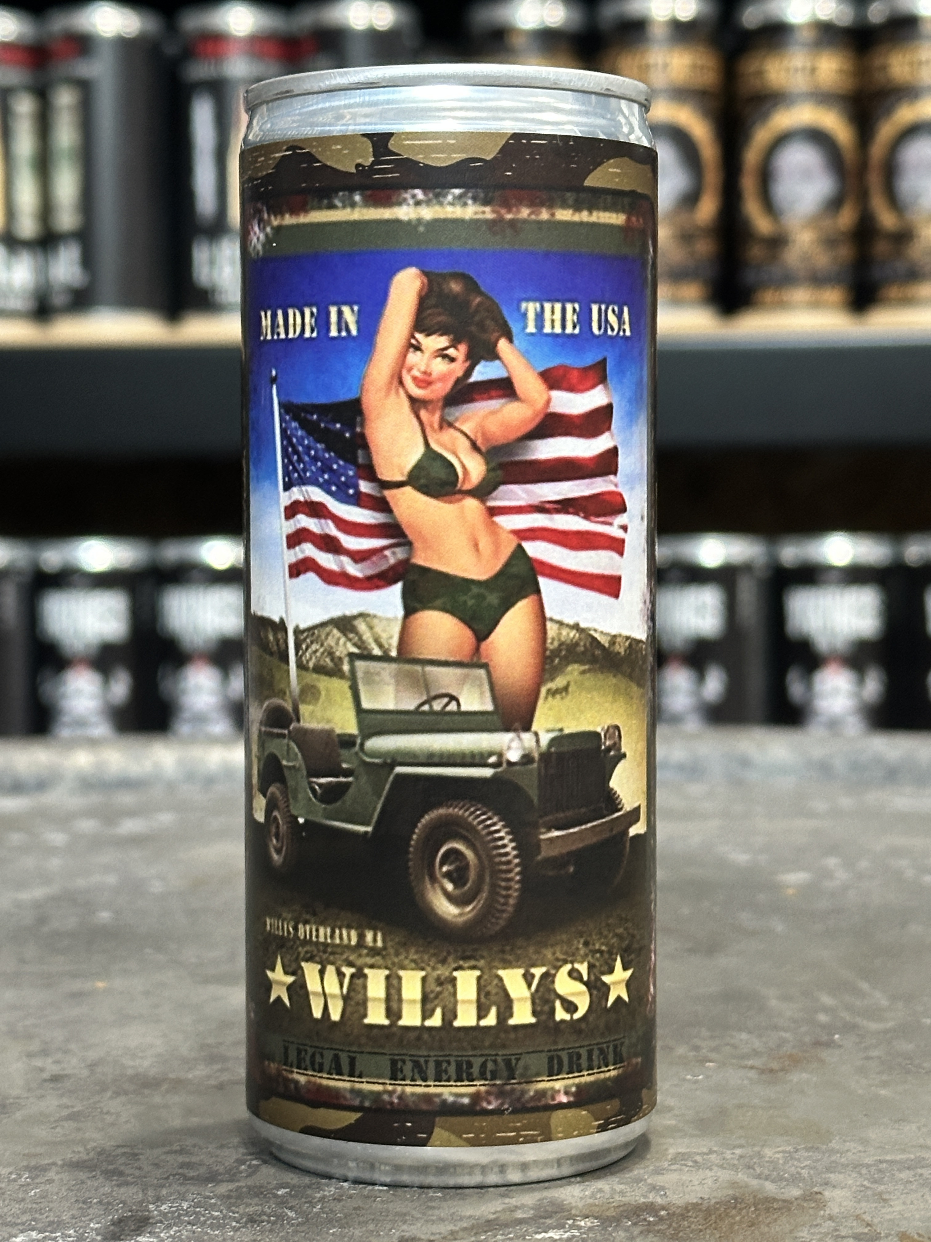 Legal Energy Drink Energy drink JEEP WILLYS 250ml Příchuť: Standard