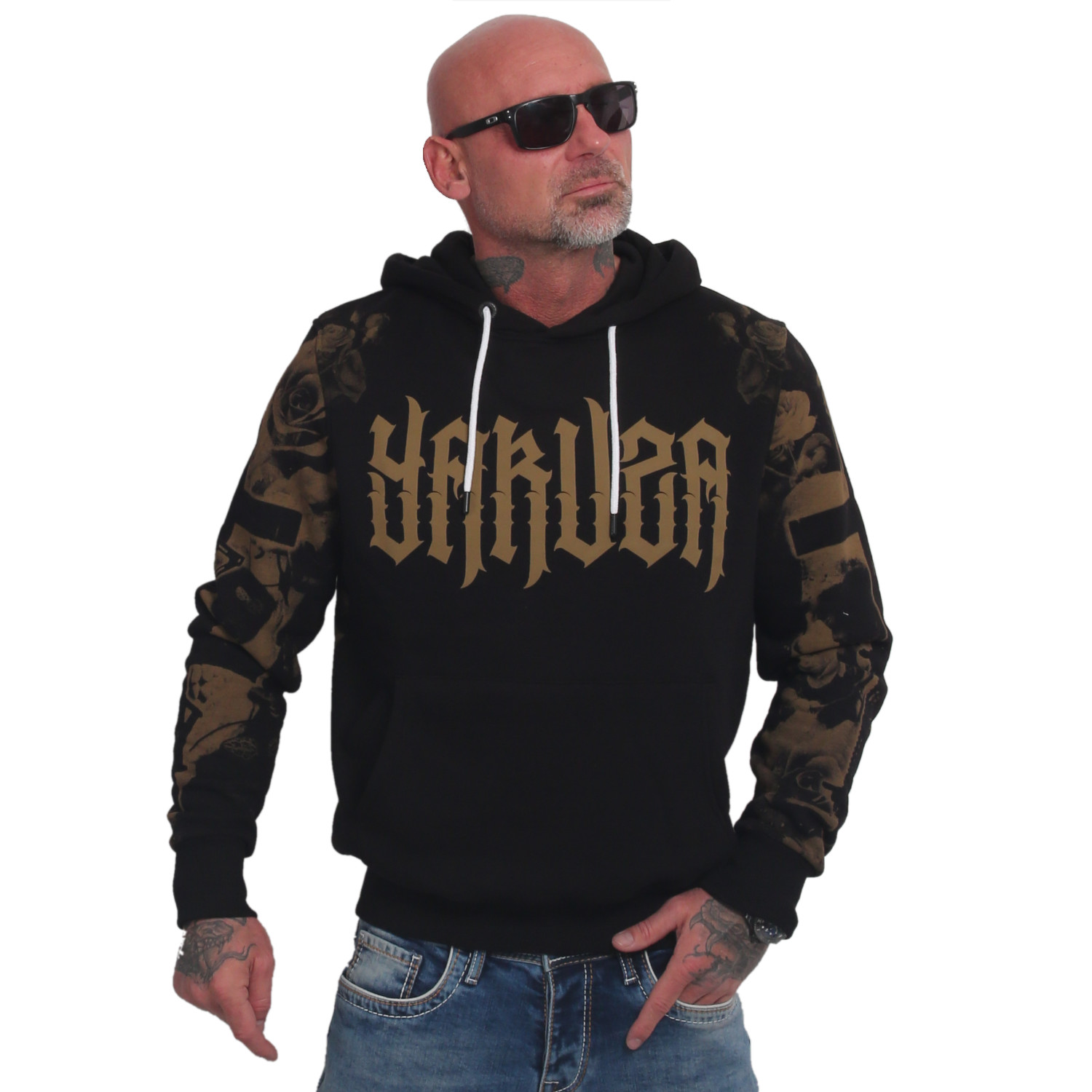 Pánská mikina Yakuza Holy AK 23015 black Velikost: 4XL