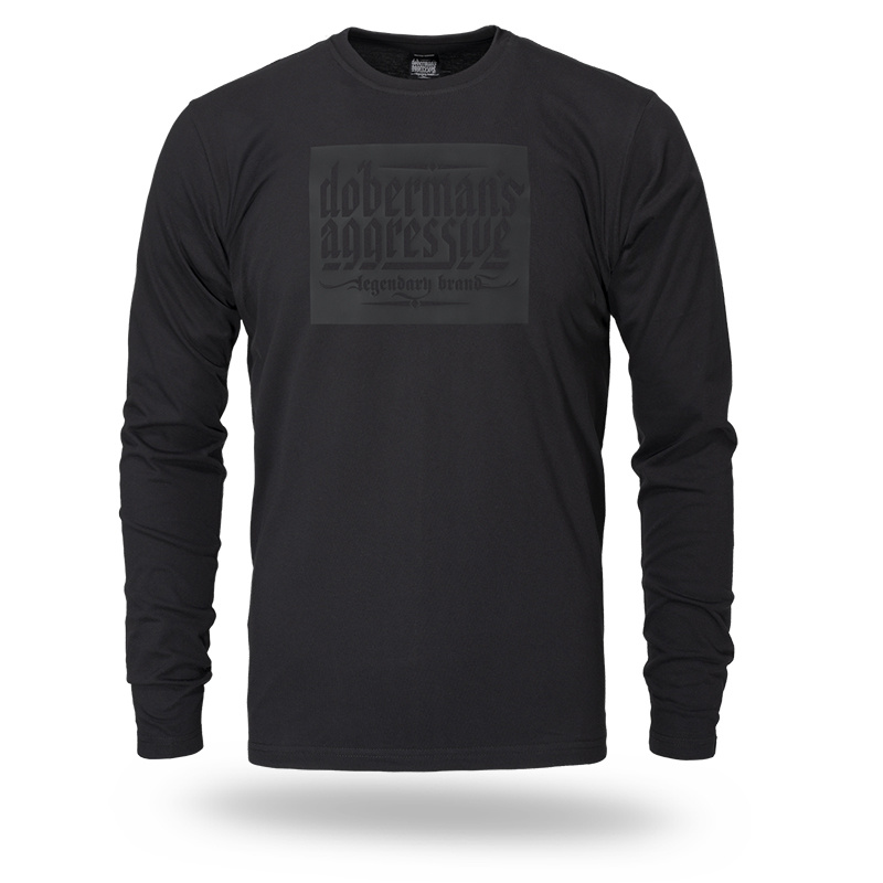 Pánské triko s dlouhým rukávem Dobermans Aggressive Rubber Logo LS353A Velikost: M