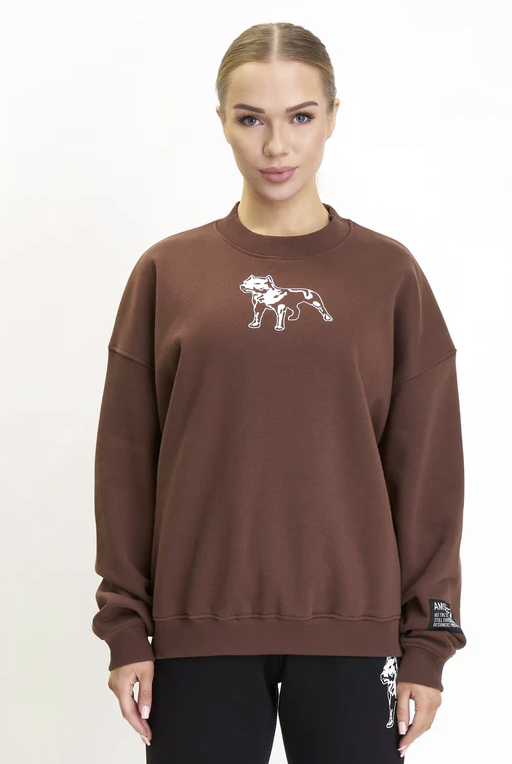 Levně Dámská mikina Babystaff Basic brown