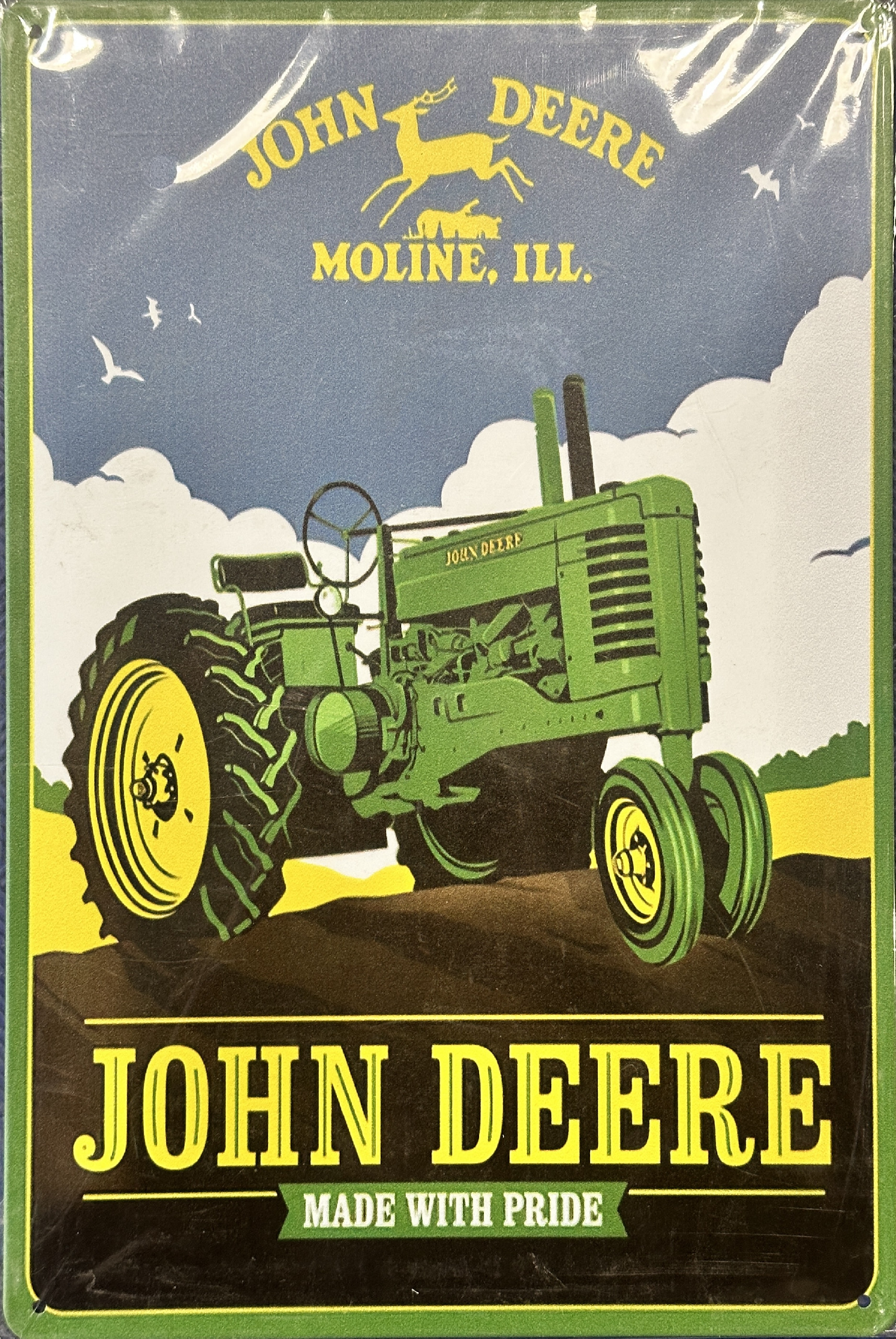 Legální plechové cedule Plechová cedule John Deere 20x30cm