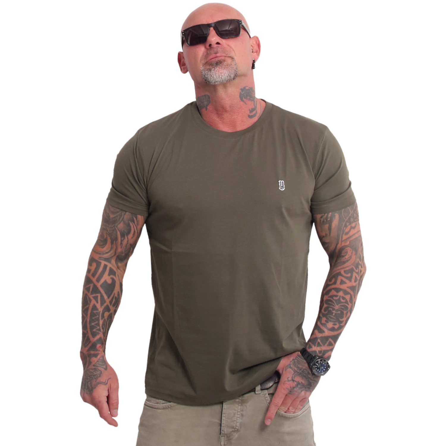 Pánské triko Yakuza Plain Regular Basic 25048 grape leaf Velikost: 3XL