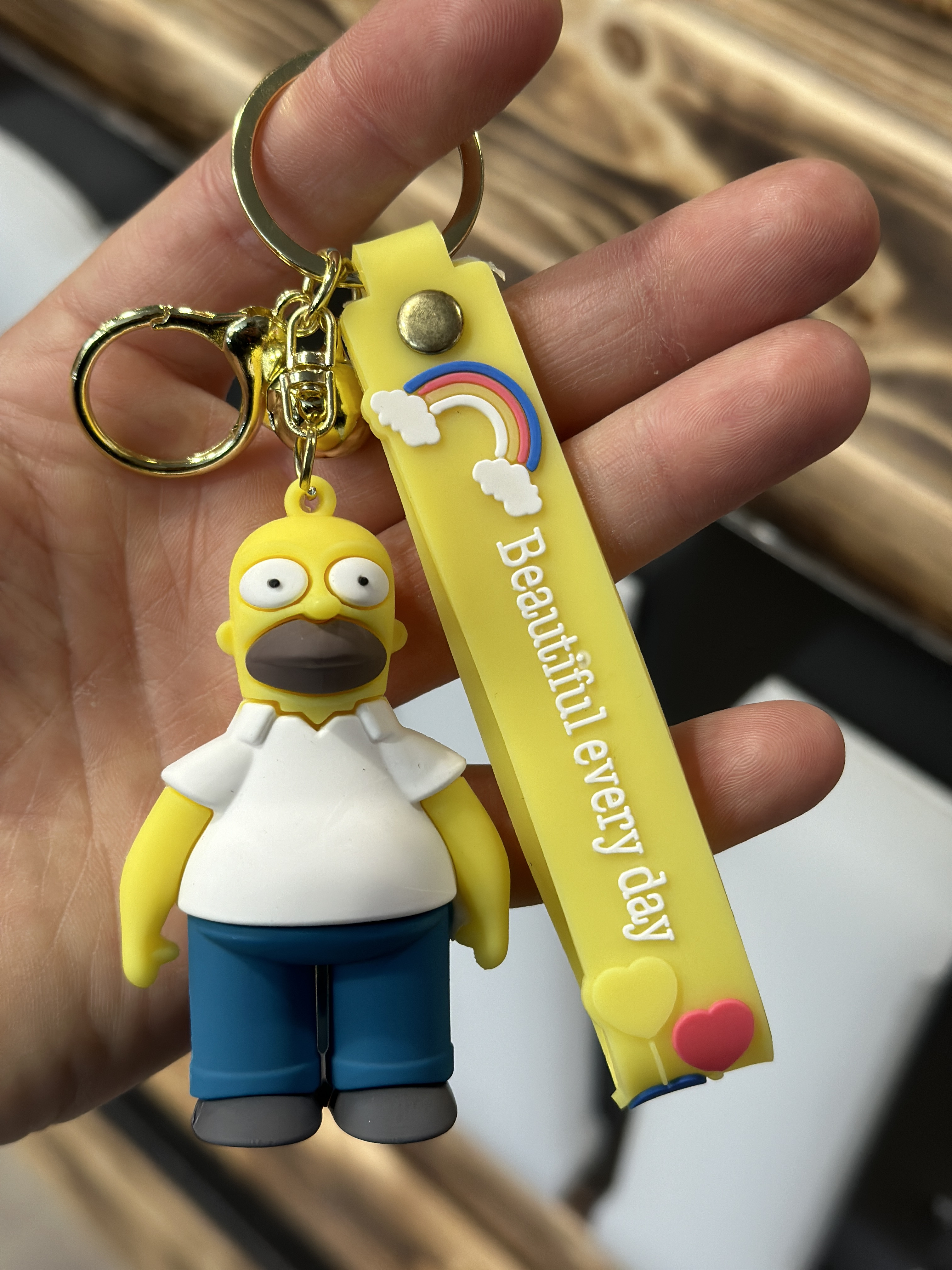 Levně Za pár stovek Stylová klíčenka Homer