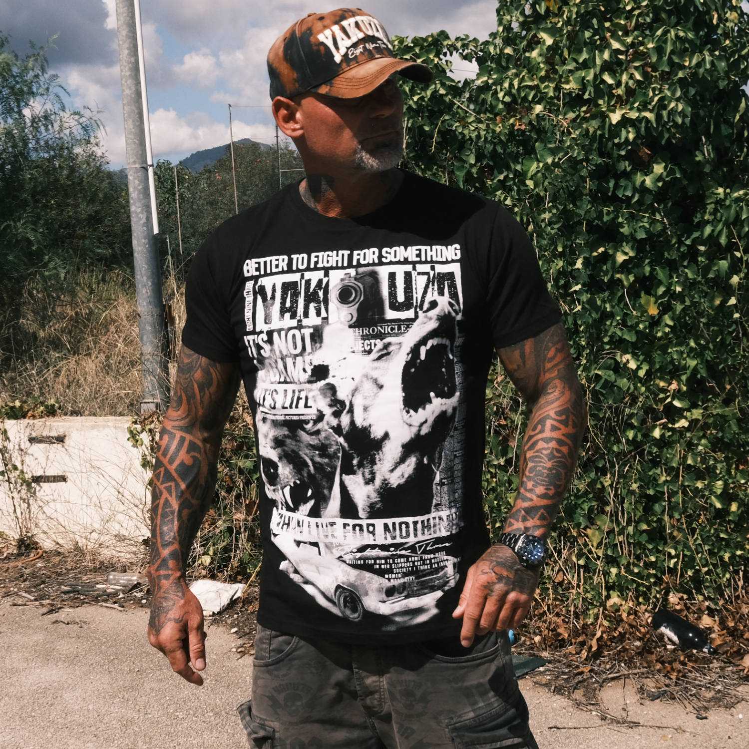 Pánské triko Yakuza Fight For Regular 25017 black Velikost: XXL
