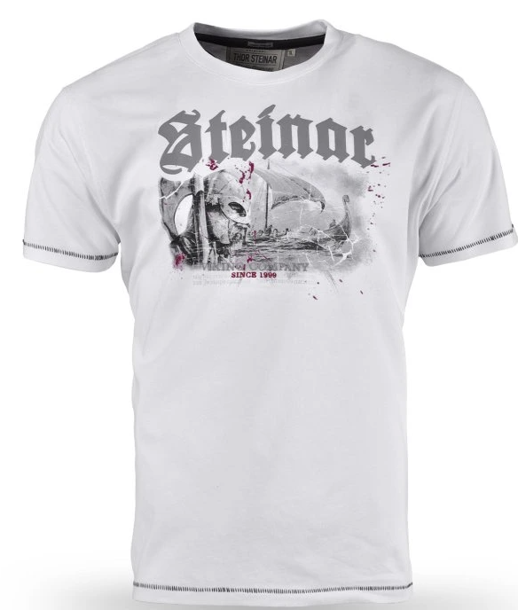 Levně Pánské triko Thor Steinar Orlik weiss