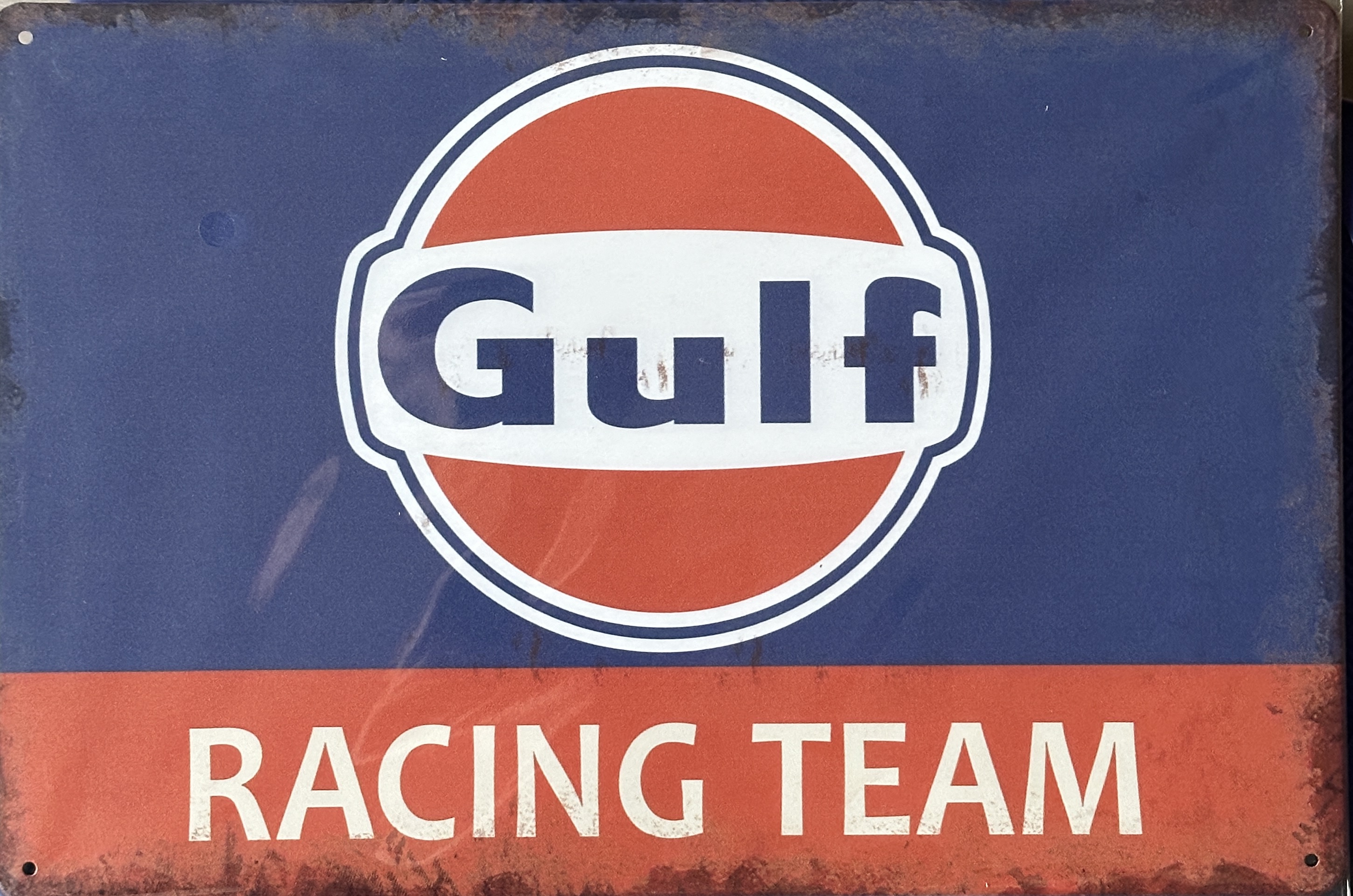 Legální plechové cedule Plechová cedule Gulf 20x30cm